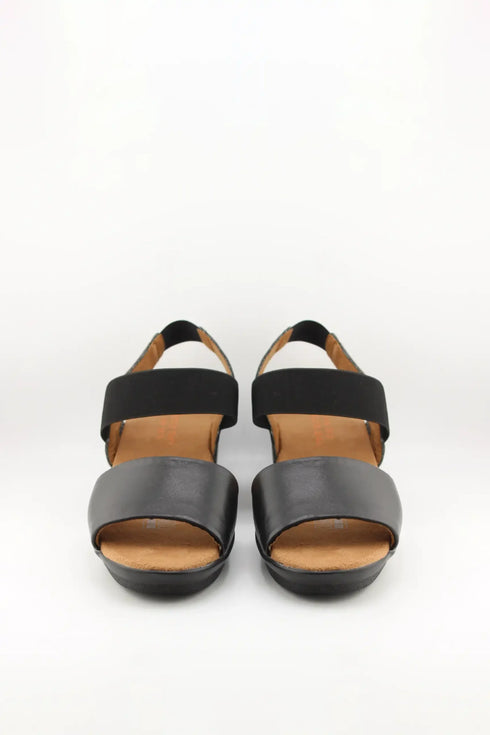 Bernie Mev Elastic Strap Wedge Sandal
